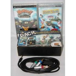 Cable por Componentes + Juego + Película PSP Pack